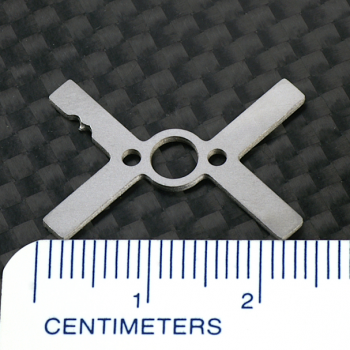 Head plate for cranial window implantation with ruler - Neurotar